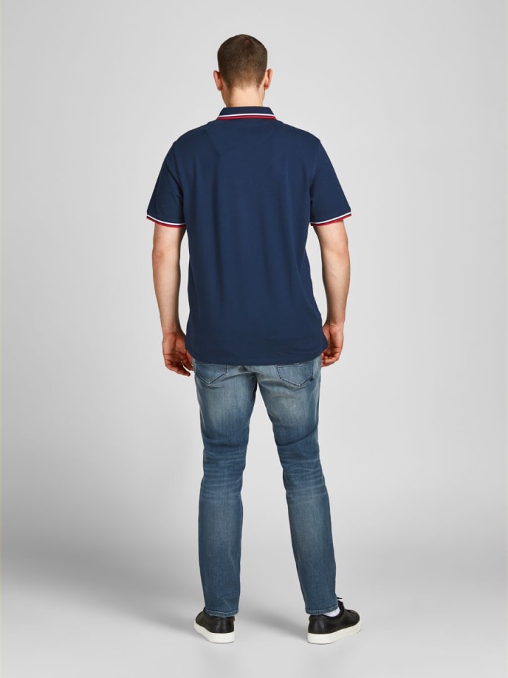 JACK & JONES PLUS Poloshirt in Navy Blazer 1 günstig kaufen