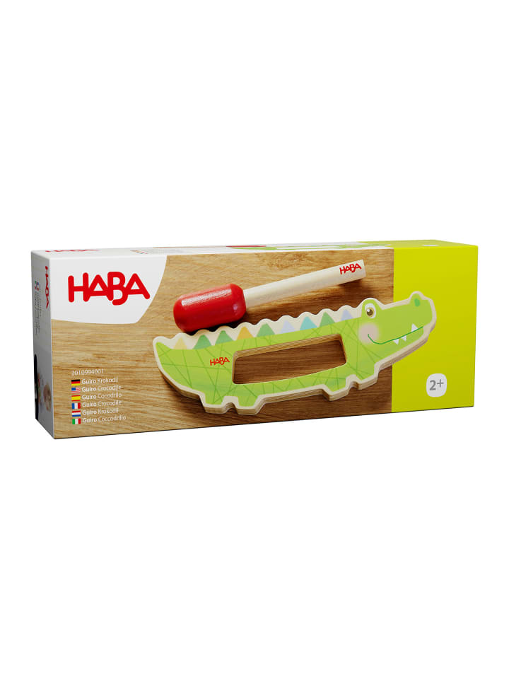 Haba Spielzeug-Musikinstrument Guiro Krokodil in mehrfarbig günstig kaufen onesize