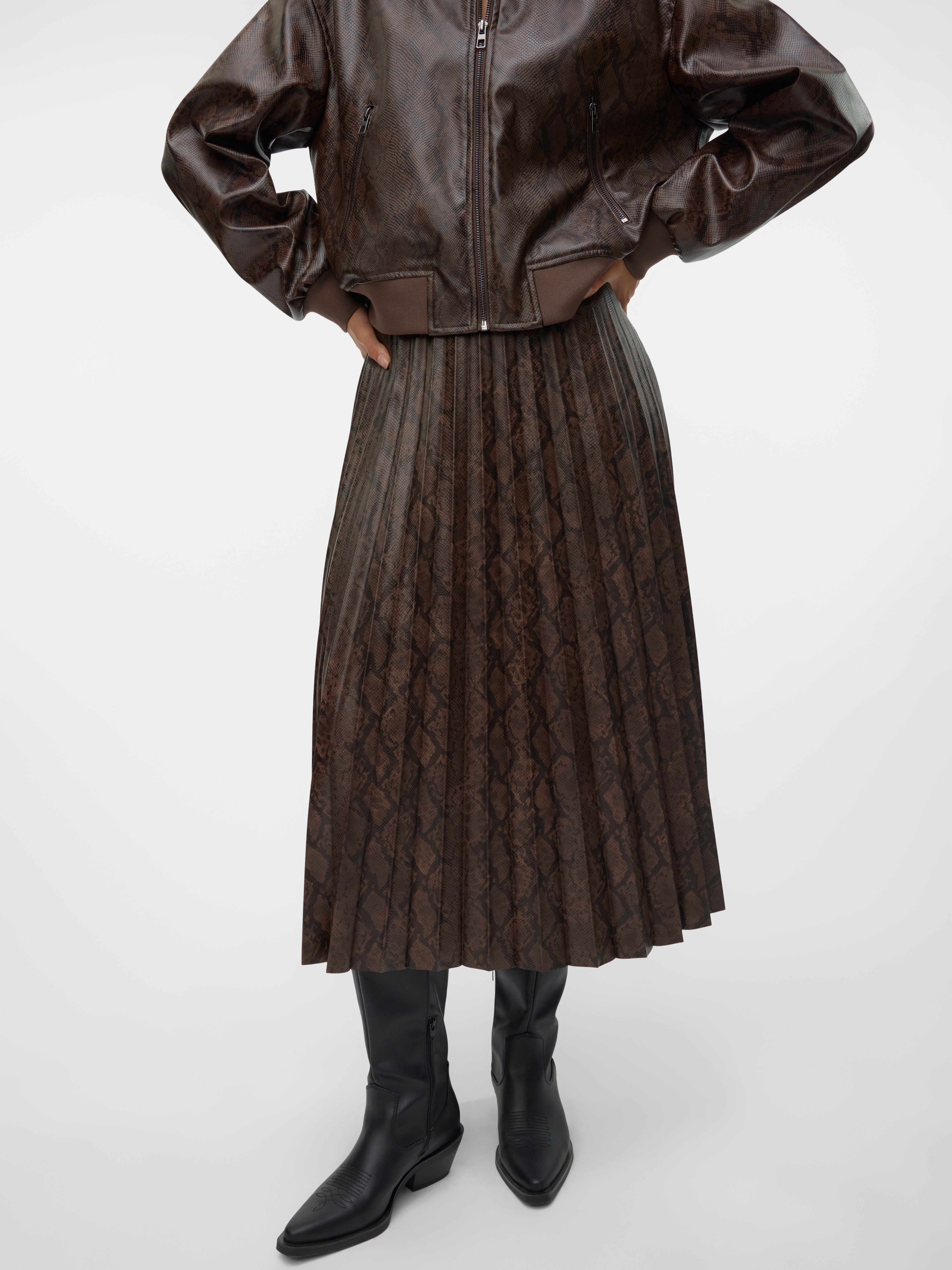 VMNITA Hohe Taille Midirock