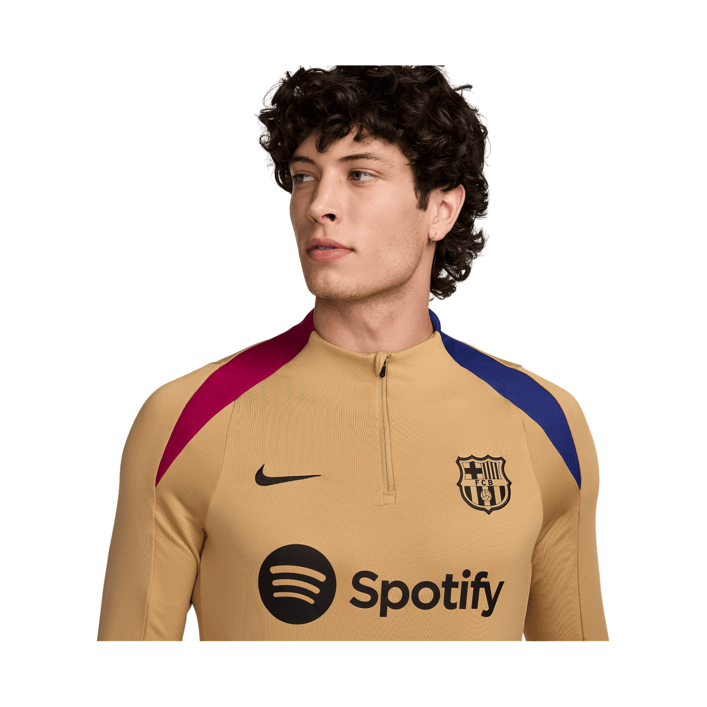 Nike FC Barcelona Strike Drill Top Sweatshirt Gold F717