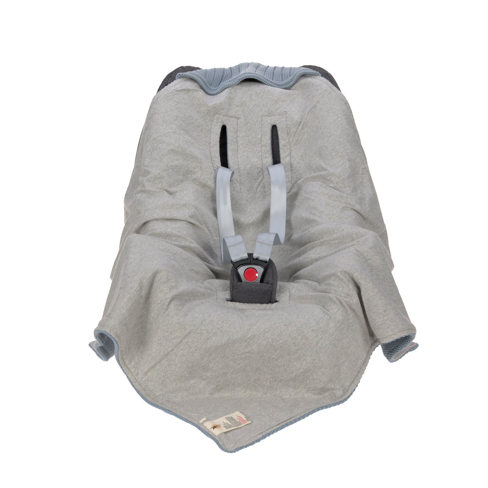 Einschlagdecke Baby - Bio Baumwolle, Hellblau