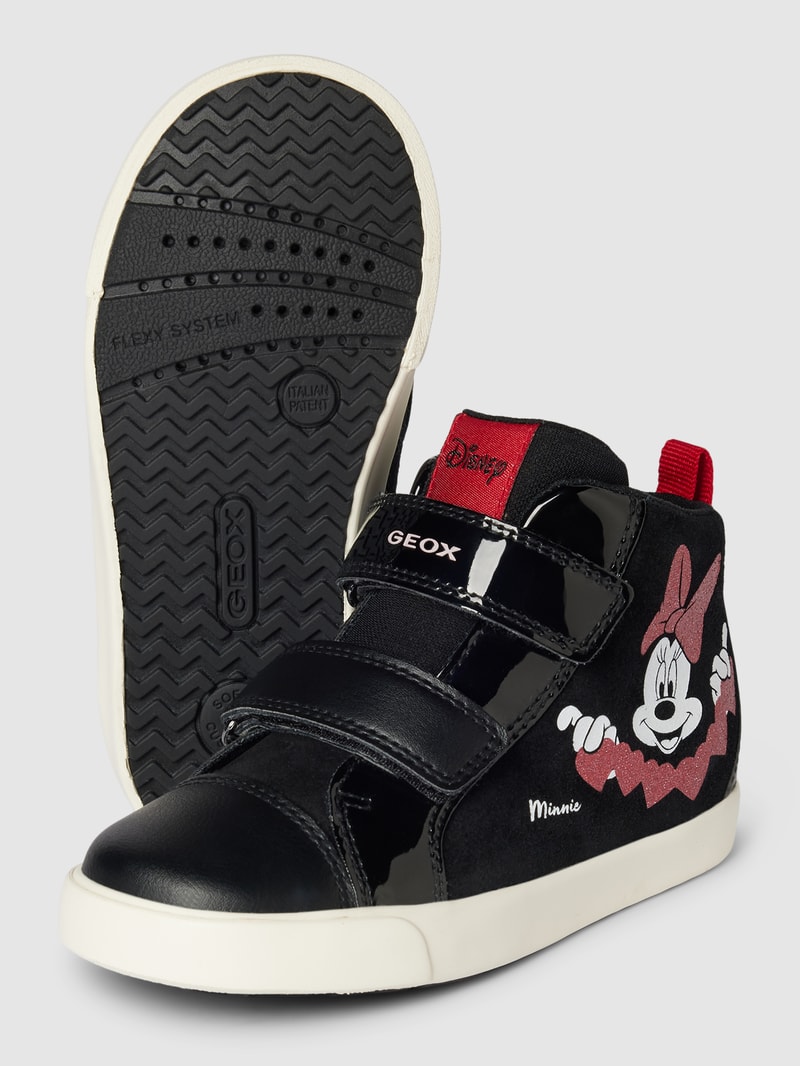 Sneaker in Glanz-Optik Modell 'KILWI' in schwarz