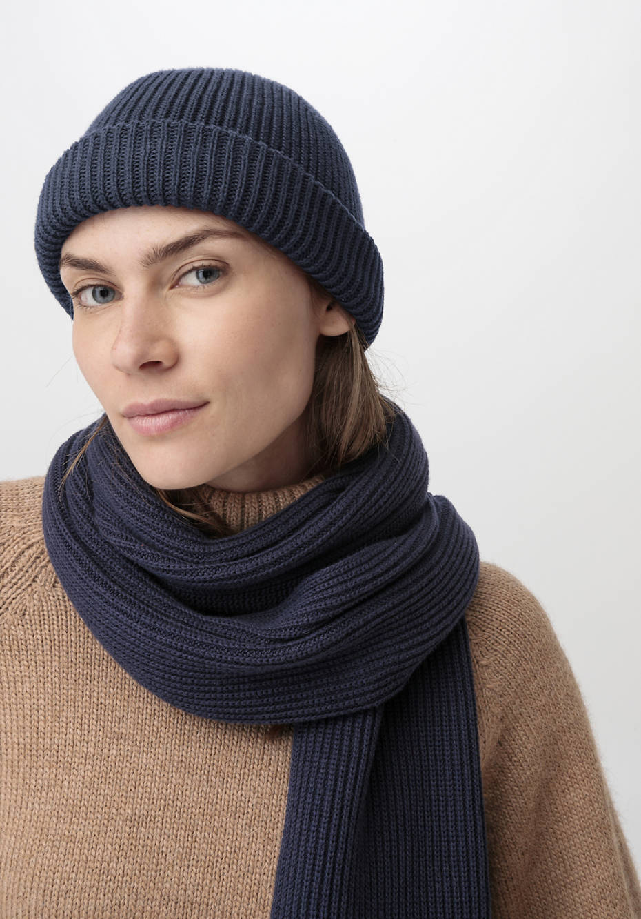 Unisex Strickmütze aus reiner Bio-Baumwolle