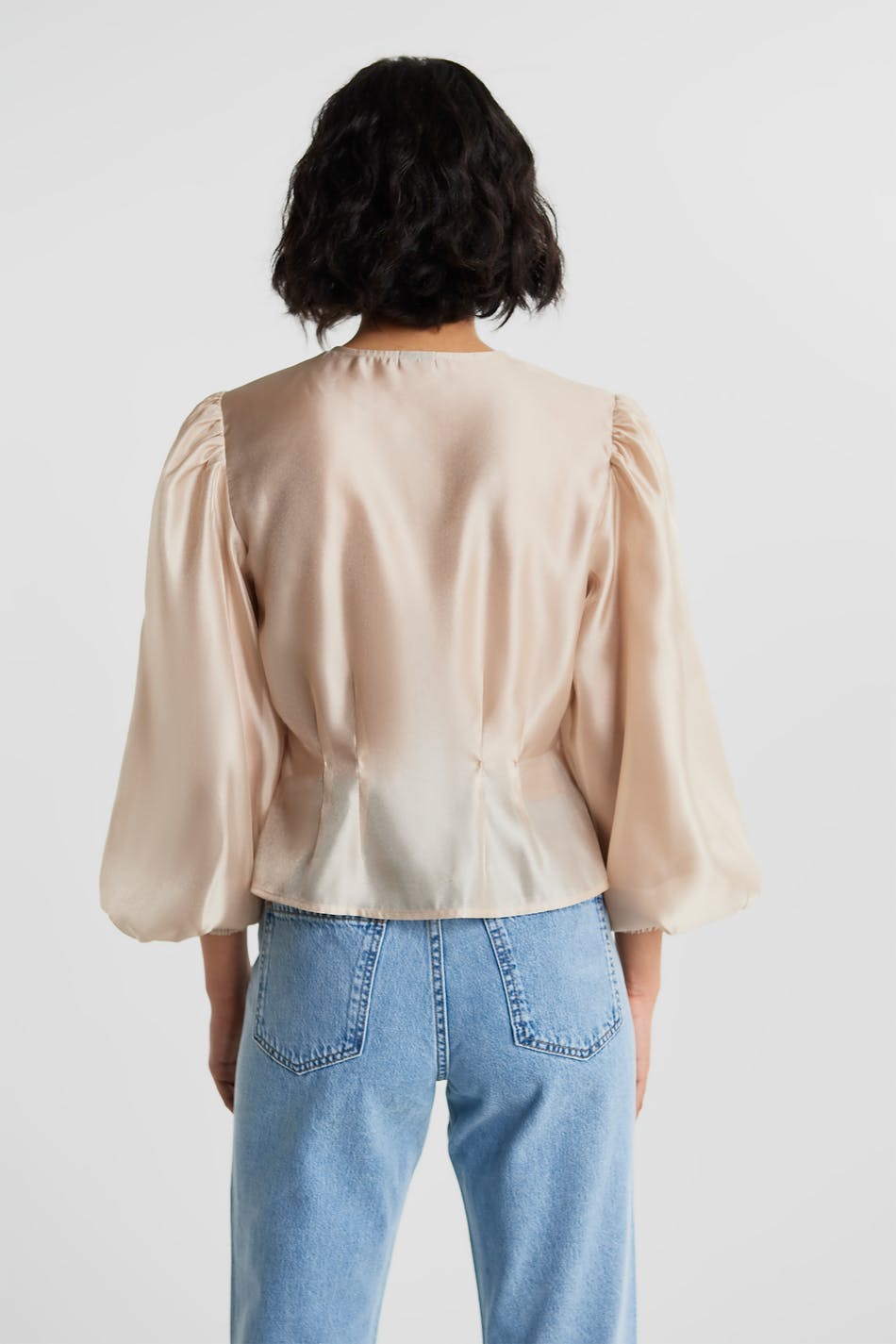 Abby organza blouse