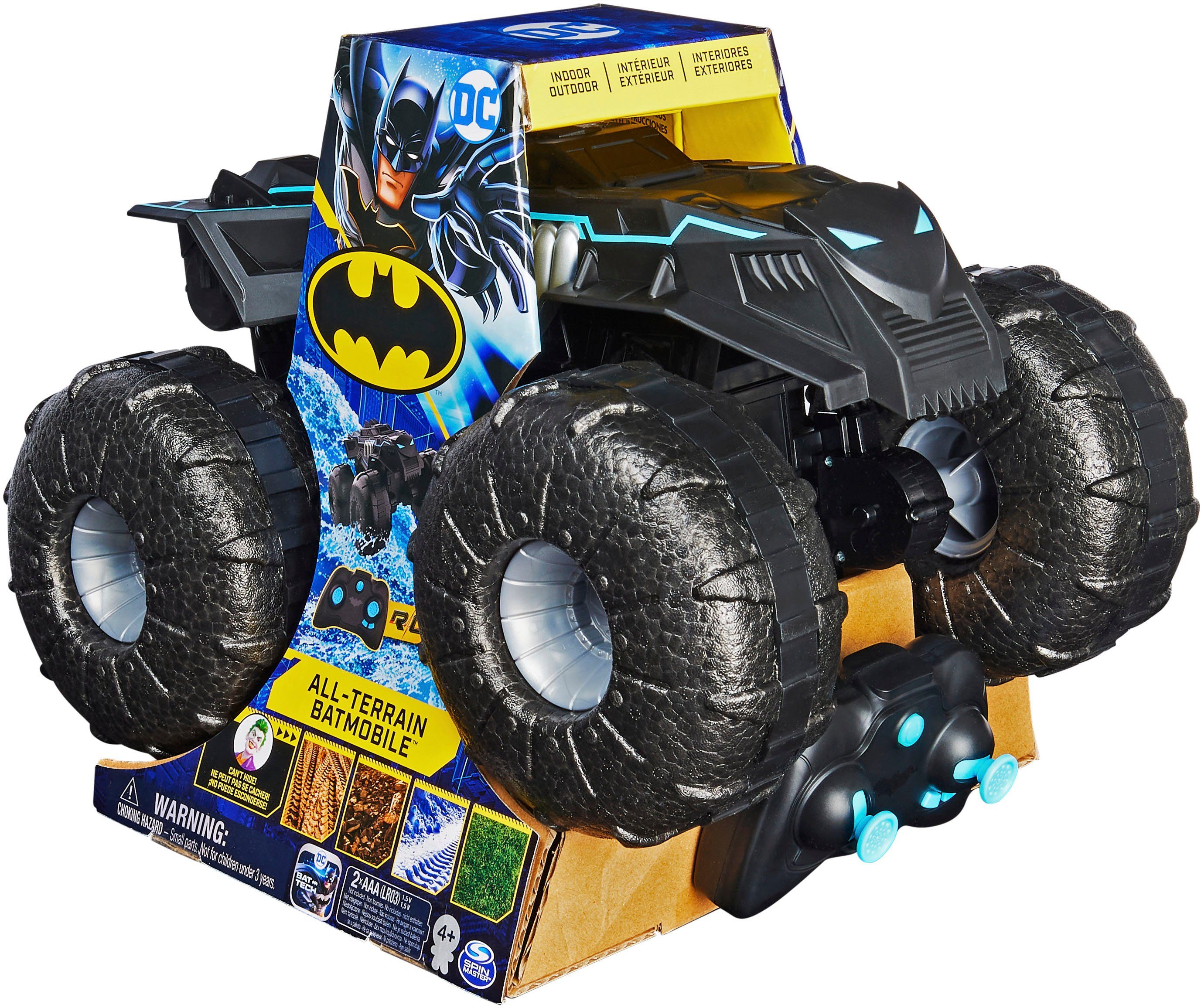 Spin Master RC-Auto Batman, All-Terrain Fahrzeug, Batmobile, für Land und Wasser