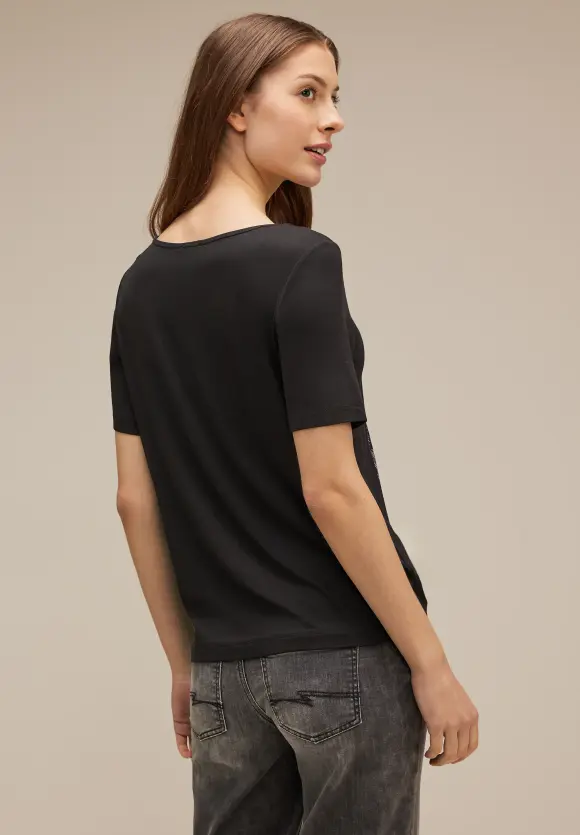 Street One T-Shirt mit Artwork Print