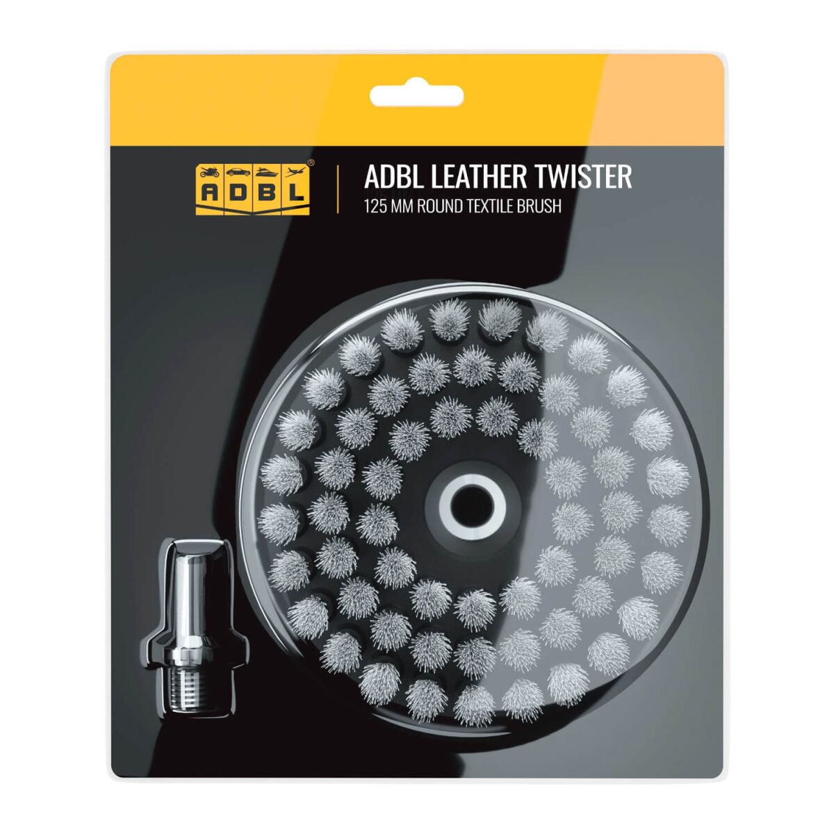 ADBL Leather Twister Reinigungsbürsten-Aufsatz 125mm