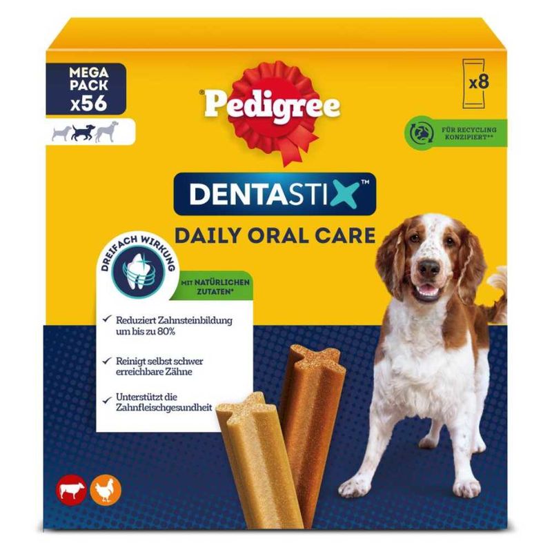 224 x Pedigree Dentastix/Dentastix Fresh zu TOP-Preisen | bitiba