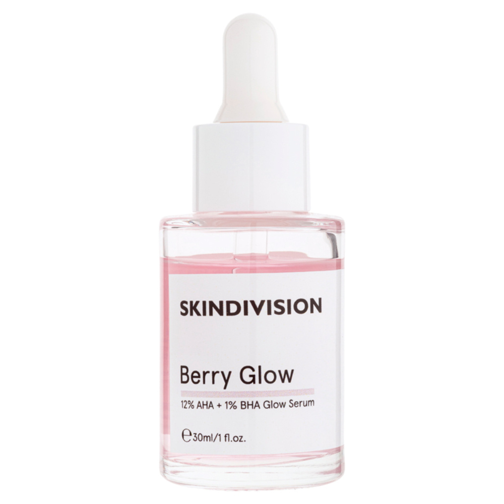 skindivision Berry Glow - Sérum Éclat 12% AHA + 1% BHA sérum facial