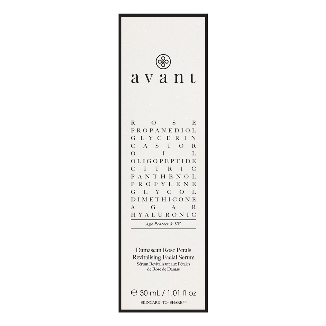 Revitalizační sérum Avant Skincare s okvětními lístky damašské růže