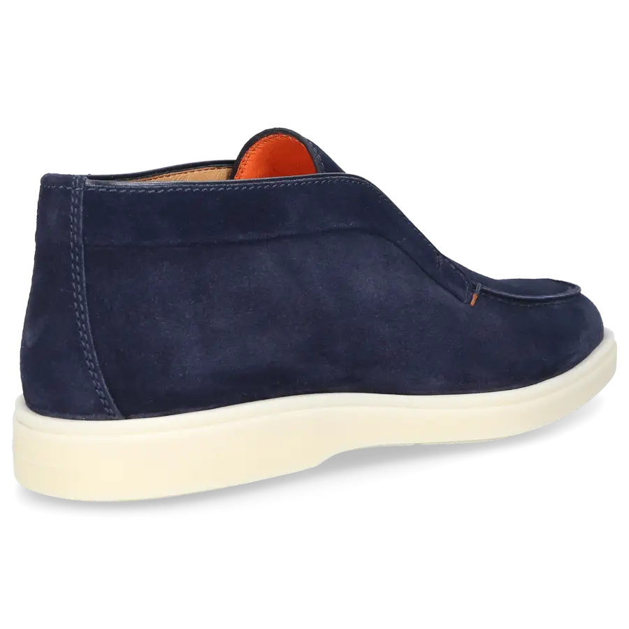 Santoni - Stiefeletten DESERT BOOT Veloursleder - blau