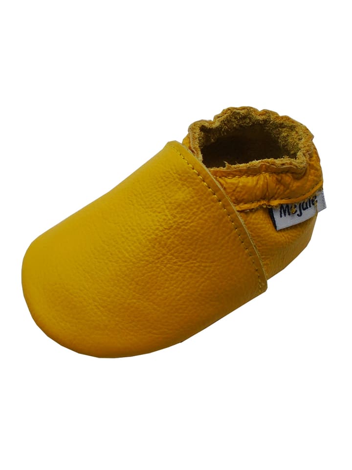 Yalion Baby Leder-Krabbelschuhe in Gelb günstig kaufen