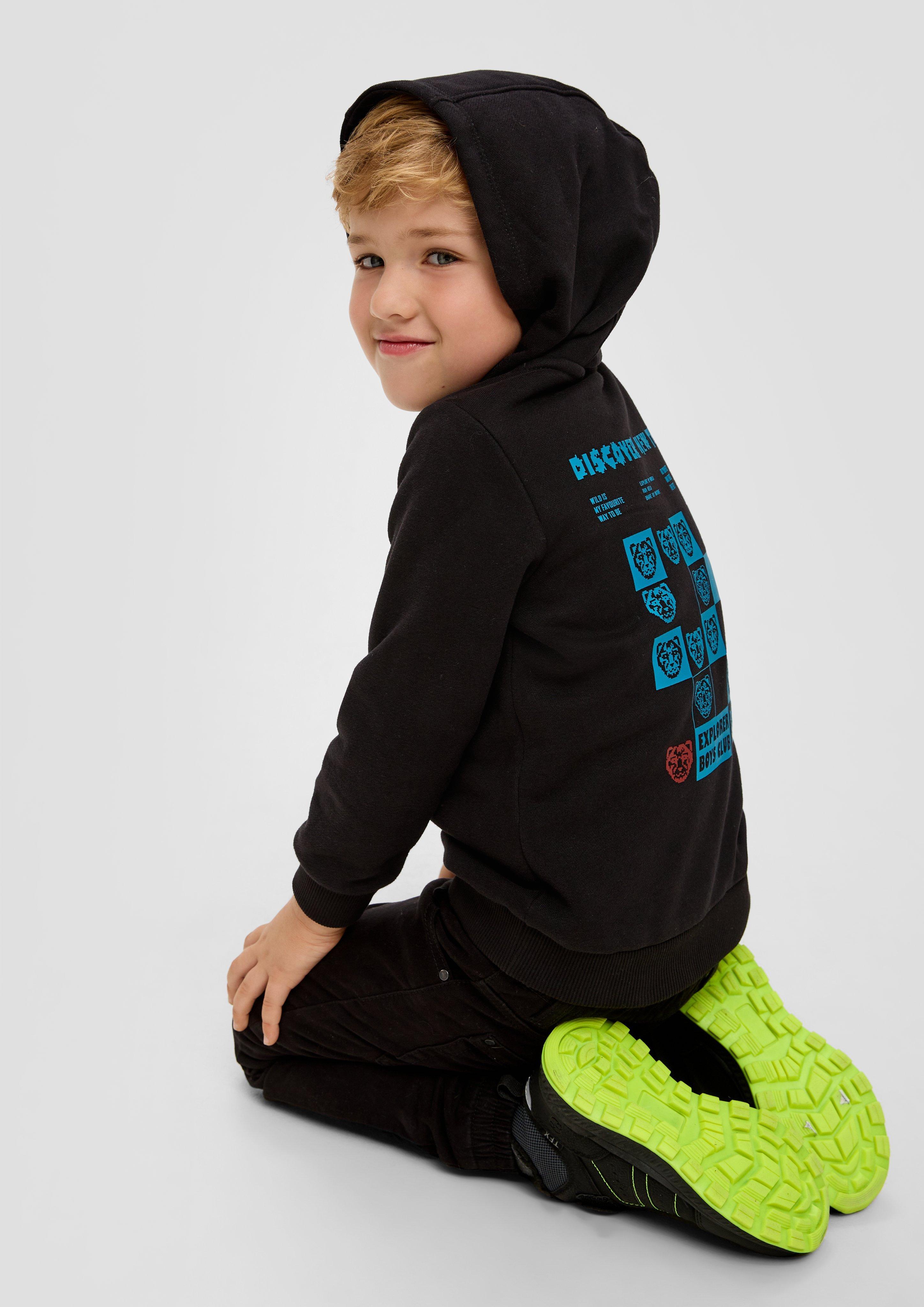 Kapuzensweatshirt mit weicher Innenseite  2134179-9999