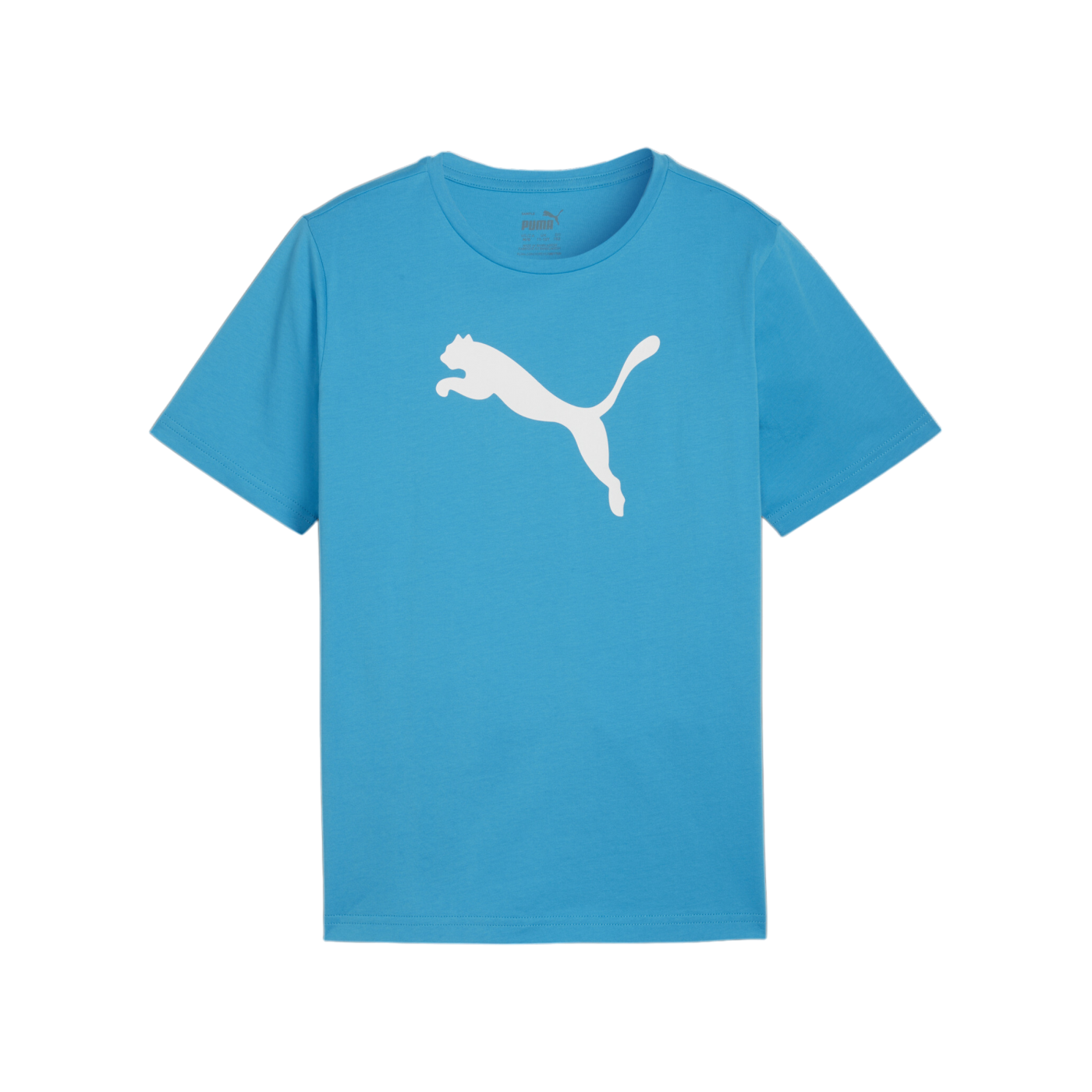 PUMA teamRISE Logo Trainingshirt Kids Blau F02