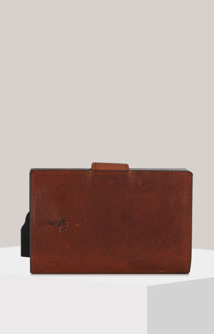 Geldbörse Loreto C-Two E-Cage in Cognac-Braun
