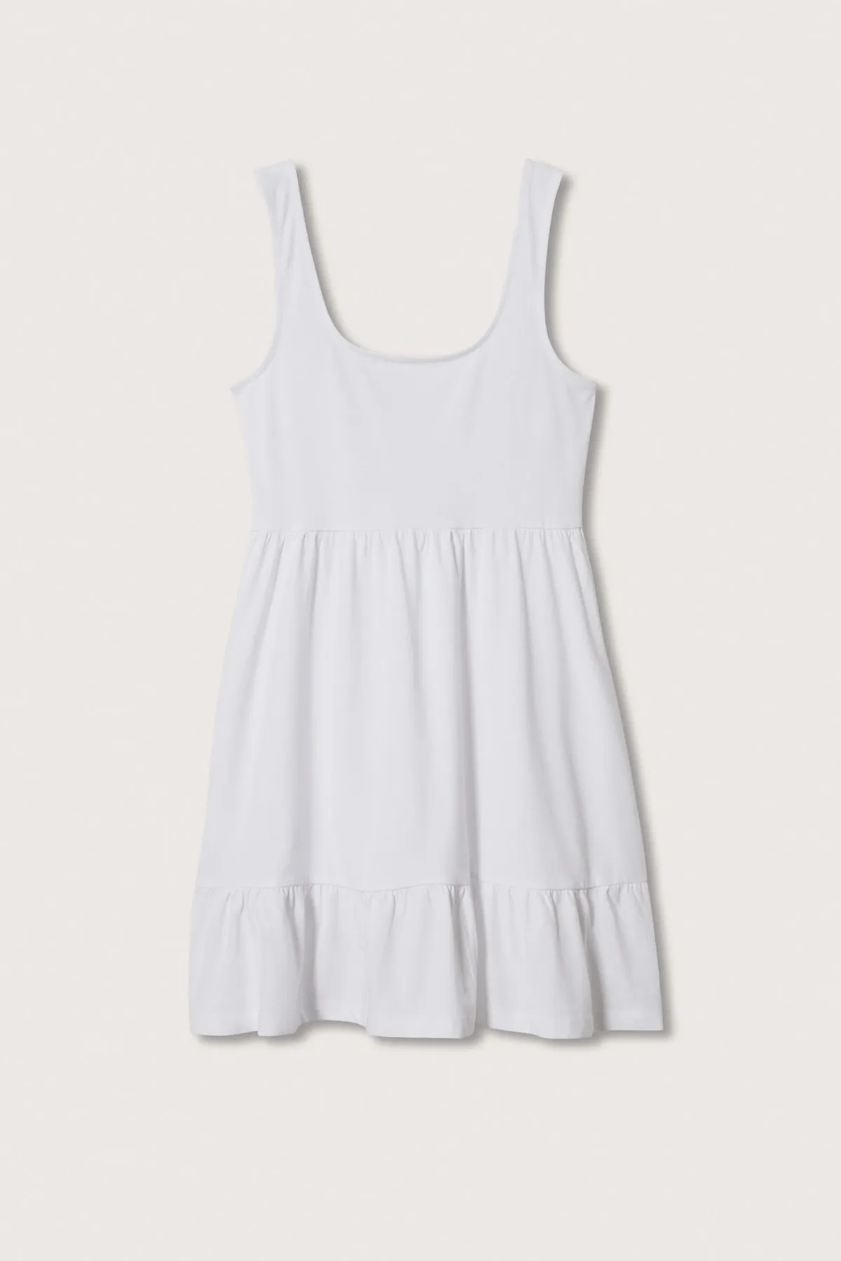 MANGO  Weißes Damenkleid 27038630