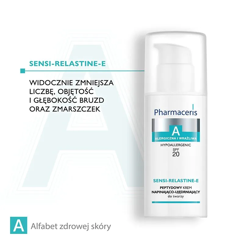 Pharmaceris A Sensi-Relastine-E peptidna krema za zatezanje i učvršćivanje kože SPF 20