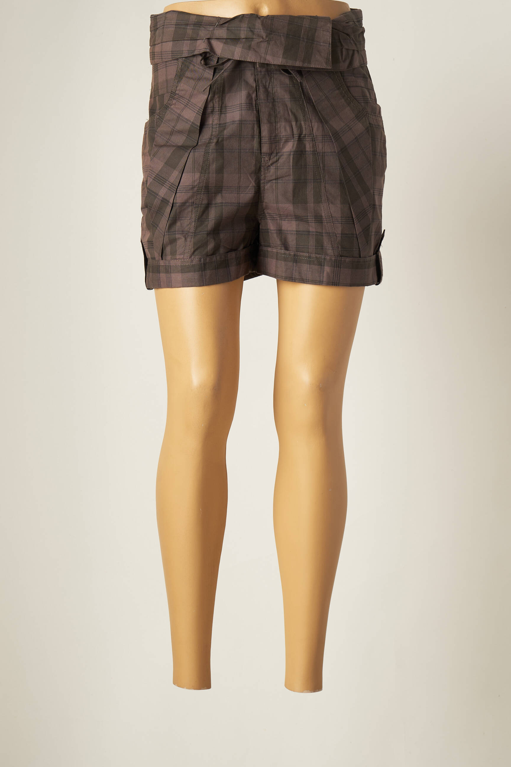 R867 Shorts 1 Femme couleur marron
