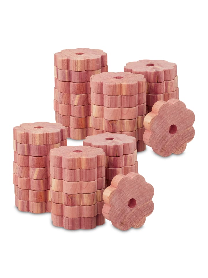 relaxdays 40x Zedernholz Mottenschutz in Natur günstig kaufen onesize