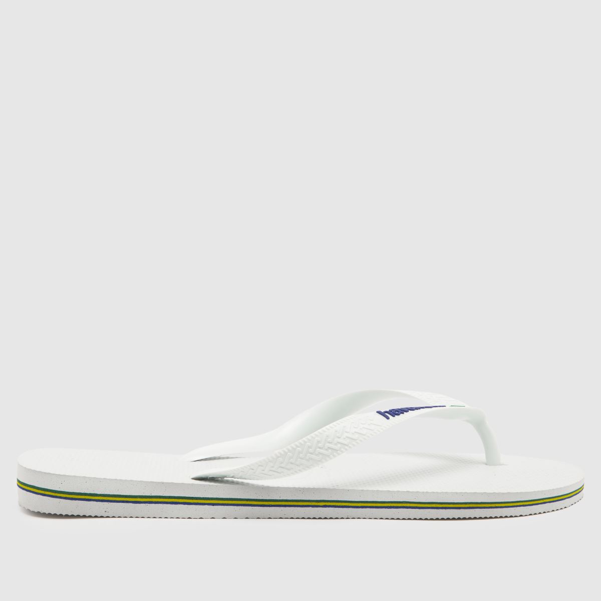 Vita sandaler med logotyp Havaianas brasil