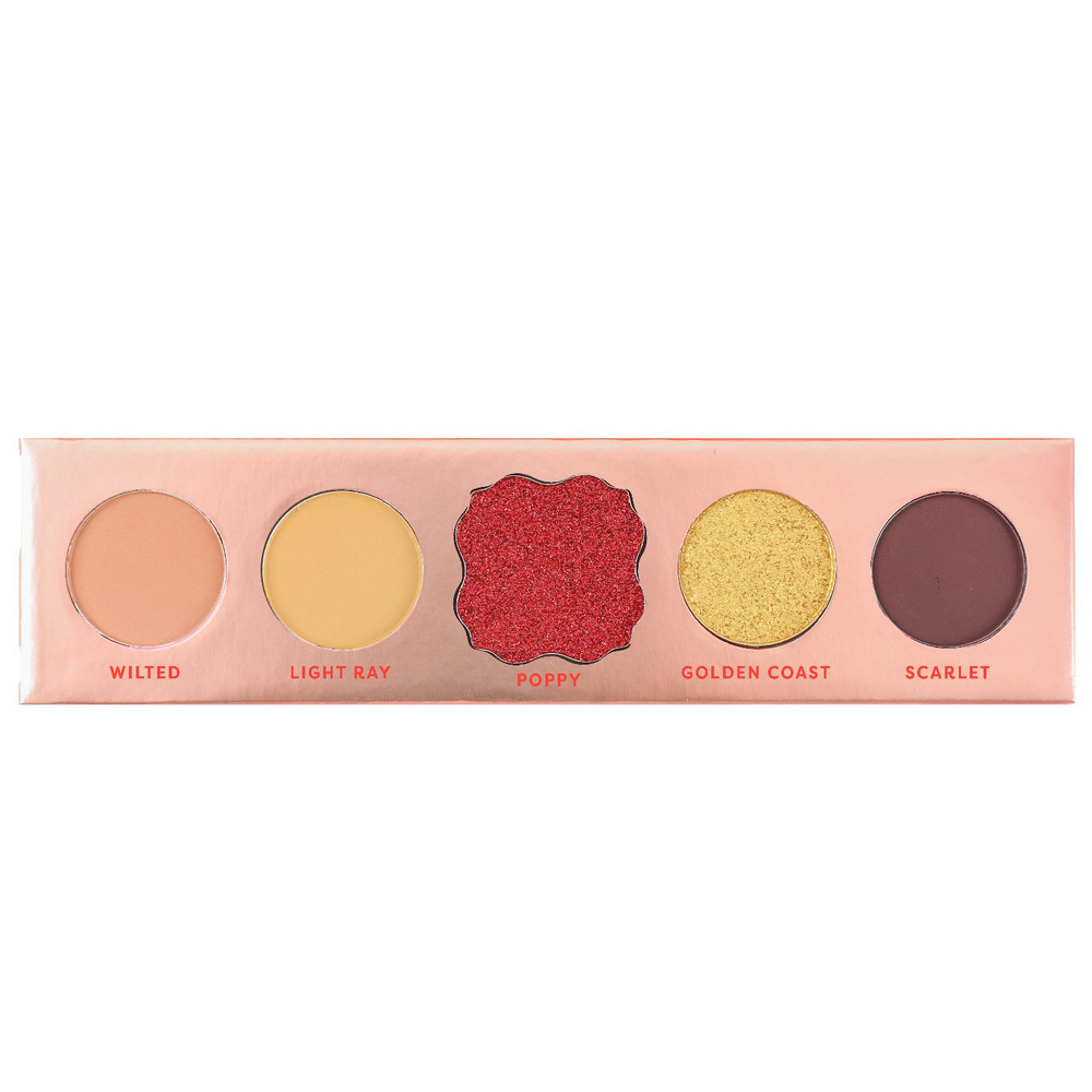 Profusion Cosmetics Palette Yeux Blooming Hues Pretty Poppy 5 teintes Palette de fards à paupières