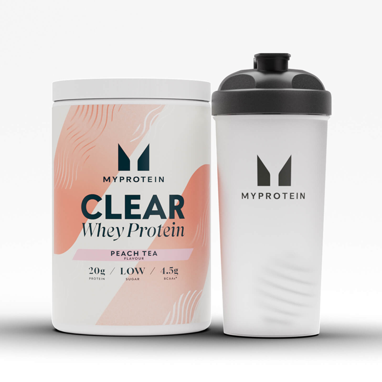 Clear Protein Starter Bundle, Peach Tea + Shaker