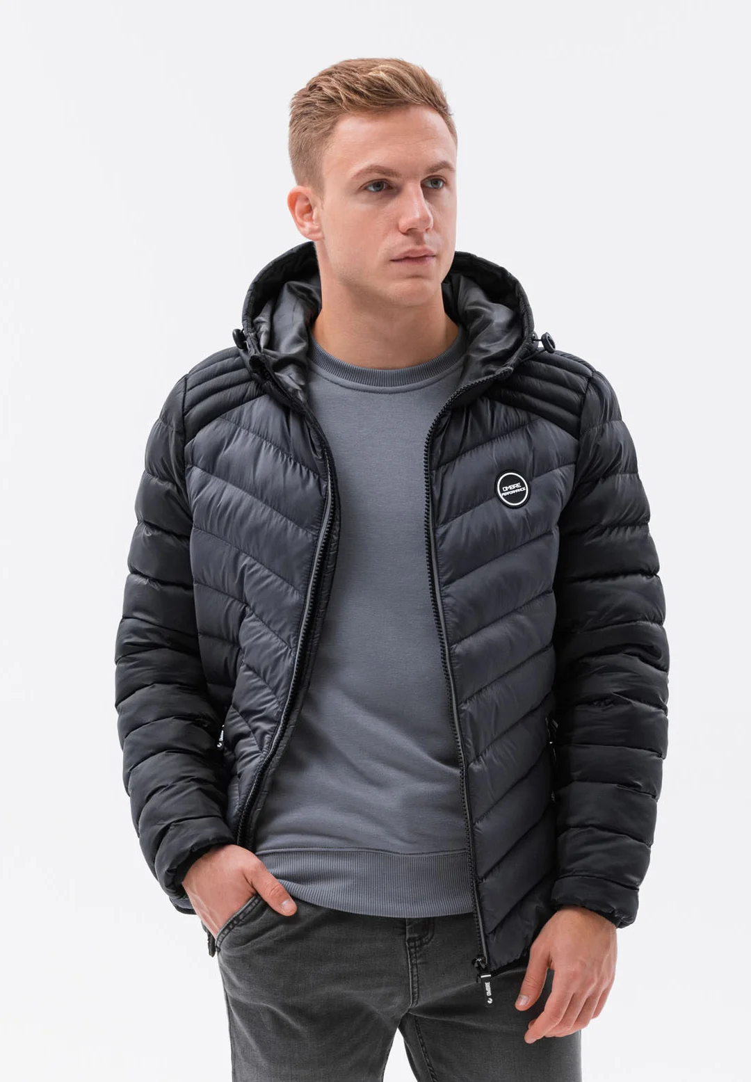 Chaqueta de invierno ombré