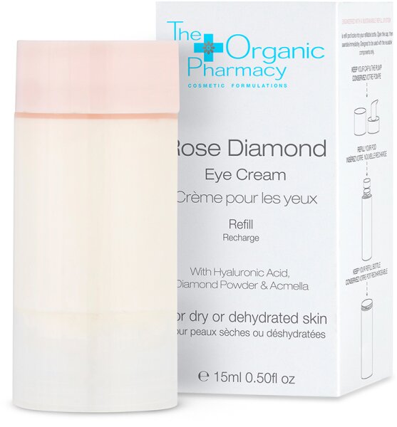 The Organic Pharmacy Rose Diamond Eye Cream REFILL Augencreme