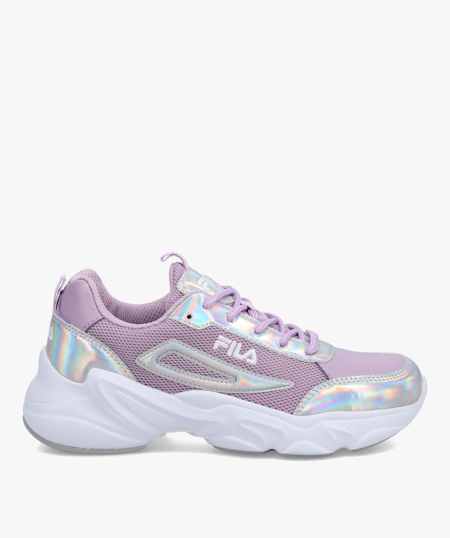 Baskets femme multi-matières à détails brillants – Fila... violet | GEMO