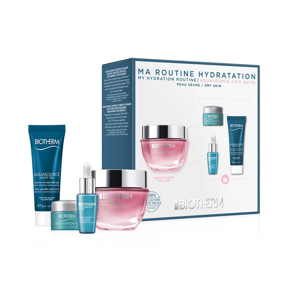 Biotherm Aquasource Cica Nutri Crème Coffret pour une peau hydratée et apaisée