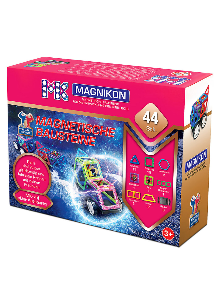 MAGNIKON Magnetische Bausteine MK-44 Der Autopark -ab 3 Jahren günstig kaufen onesize