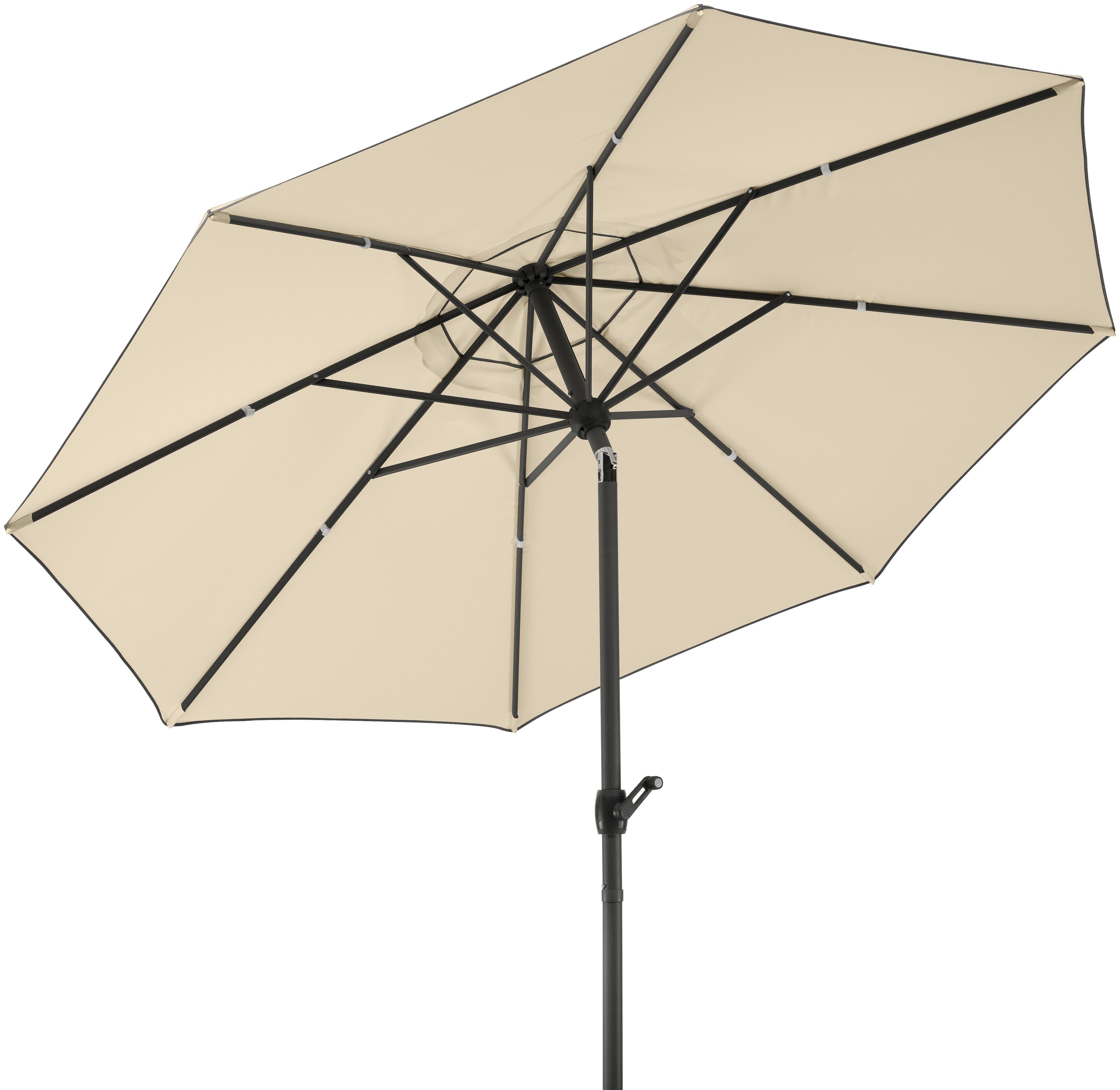 Schneider Schirme Sonnenschirm Adria, LxB: 300x300 cm, abknickbar, ohne Schirmständer