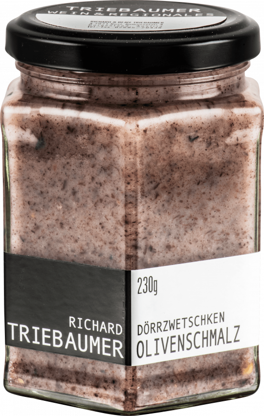 Richard Triebaumer Dörrzwetschken-Oliven-Schmalz 230g