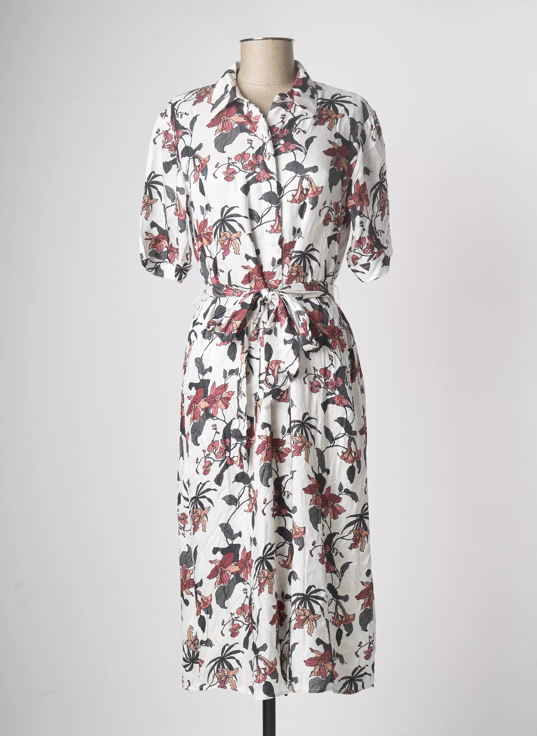 Mexx Robes Longues Femme couleur blanc