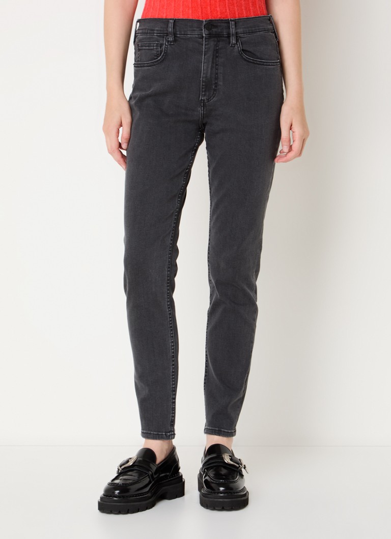 Blugi French Connection cu talie înaltă și croială elastică și skinny pe picioare