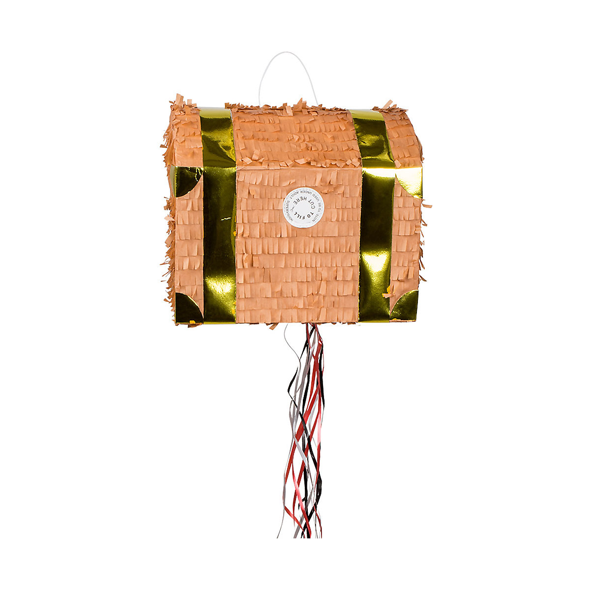 Zieh-Piñata Schatzruhe (30 x 26 cm)