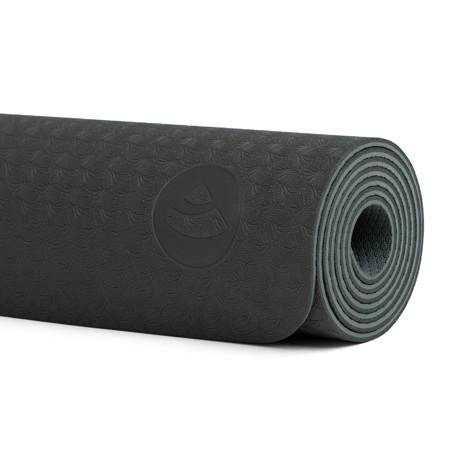 bodhi Yogamatte Yoga Set FLOW Yogamatte mit Block & Gurt schwarz