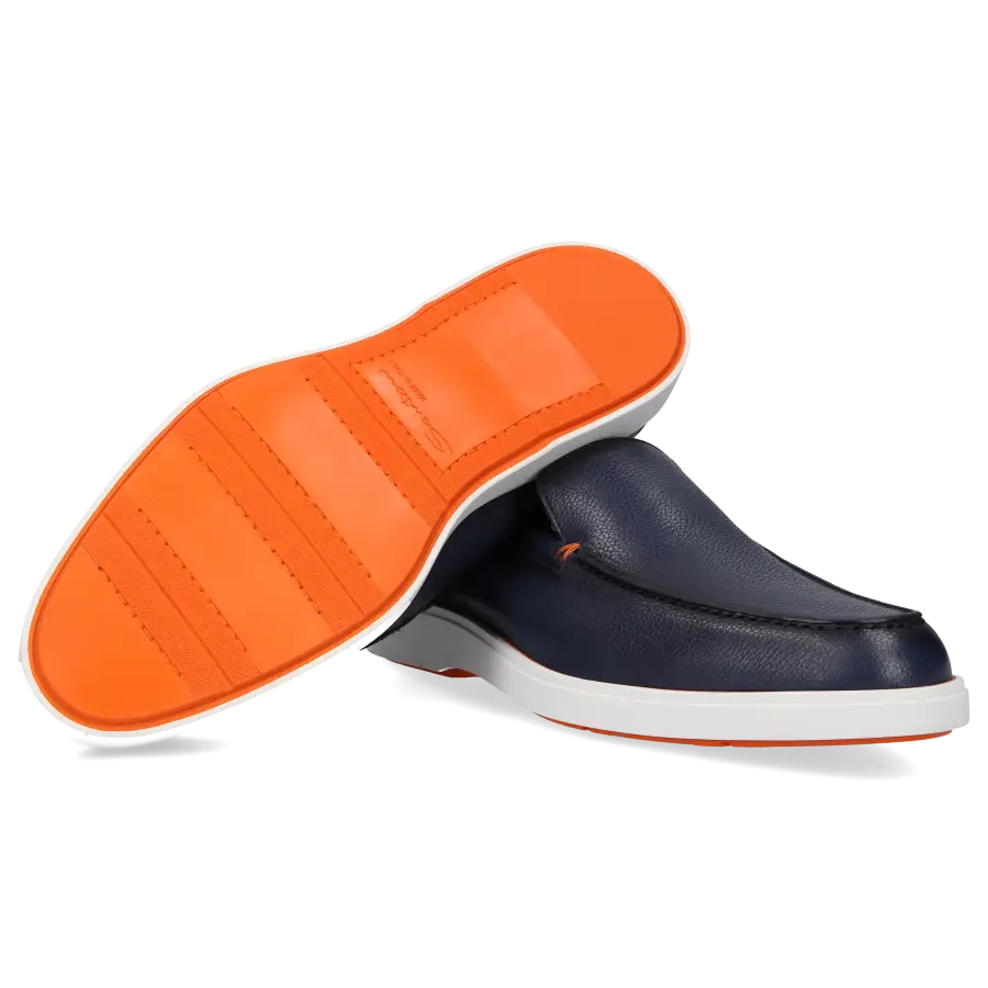 Santoni - Loafer 17824 Kalbsleder - blau