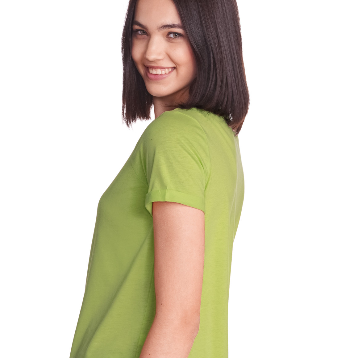 Damen Yoga-T-Shirt in leichter Melange-Optik