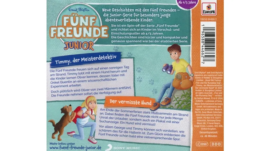 Folge 3: Timmy, der Meisterdetektiv/Der vermisste