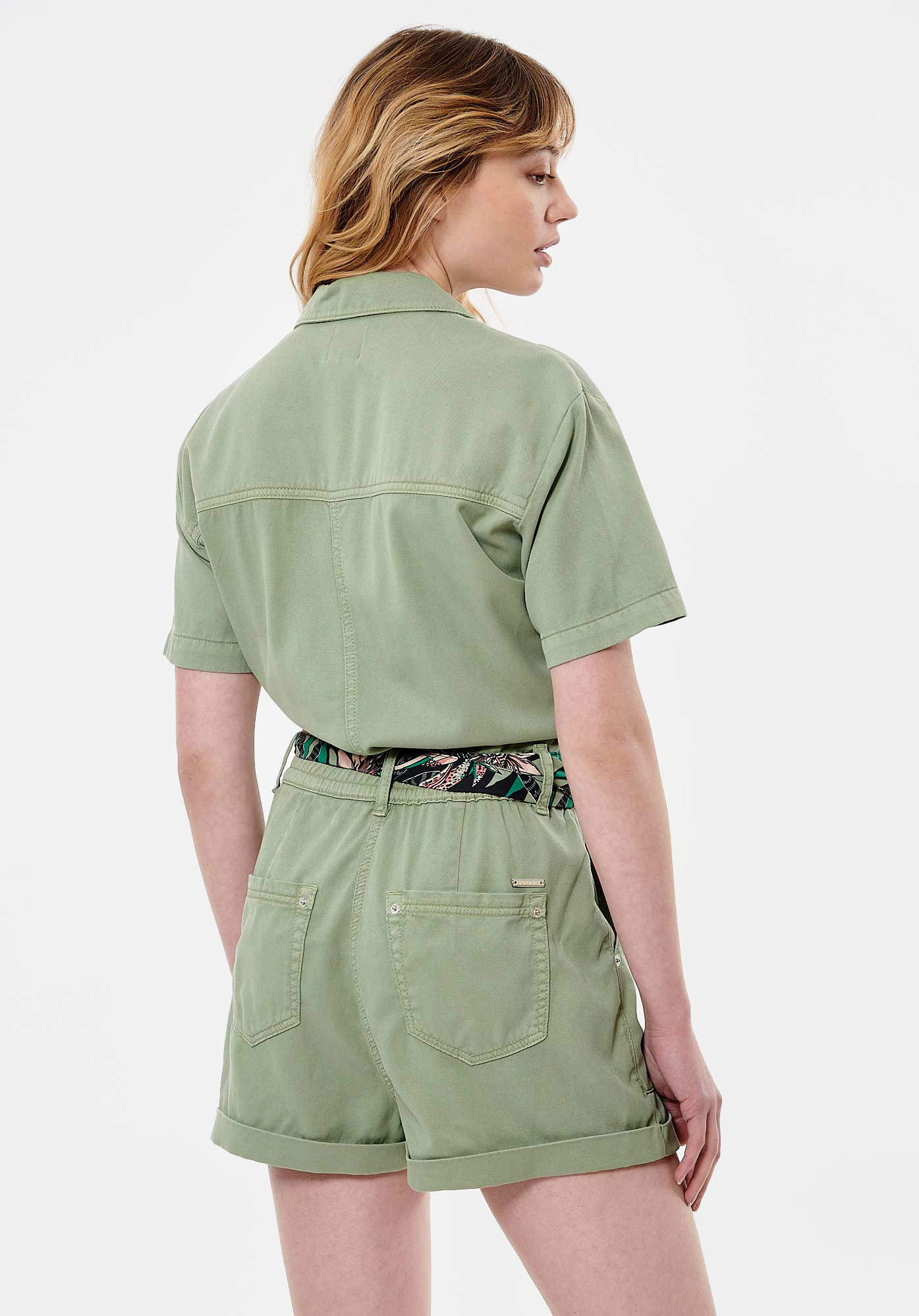 ARTUR  Combishort kaki Femme