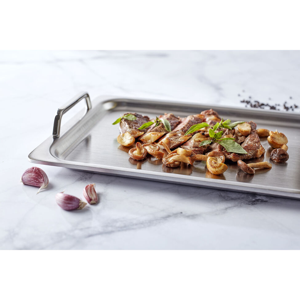 Plancha 39 cm, 18/10 Edelstahl