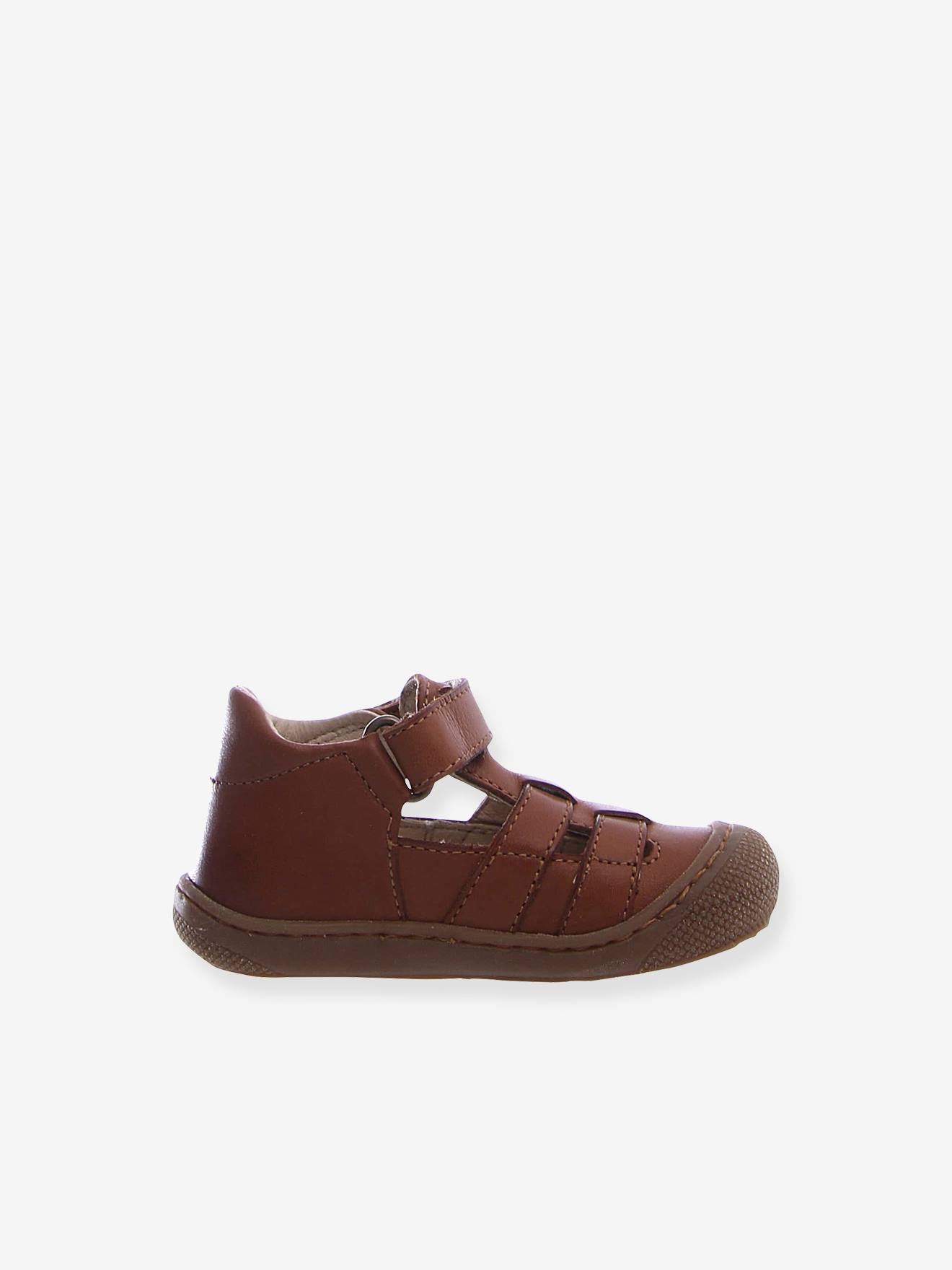 Sandales semi-ouvertes bébé Bede NATURINO® 1ers pas brun