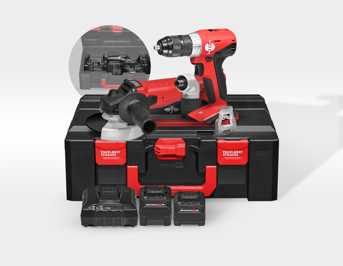 18,0 V Akku-Winkelschl.+ Multi-Bohrschr. M SET I