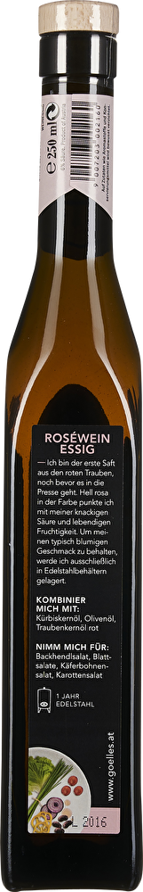 Gölles 2er-Set Kürbiskernöl & Roséwein-Essig 0,5 Liter im Geschenkkarton
