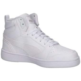 PUMA Rebound V6 Mid Jr Sneaker in weiß