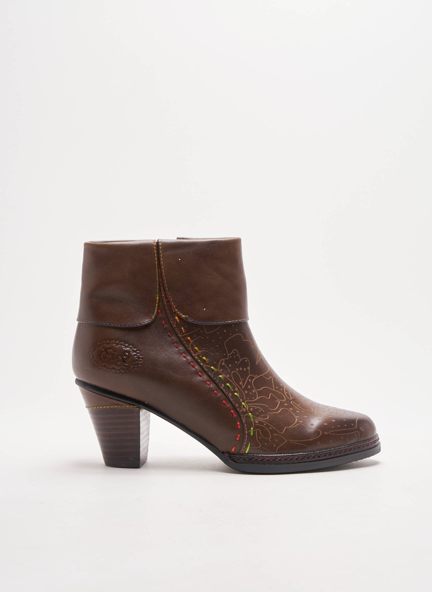 Laura Vita Bottines Femme couleur marron