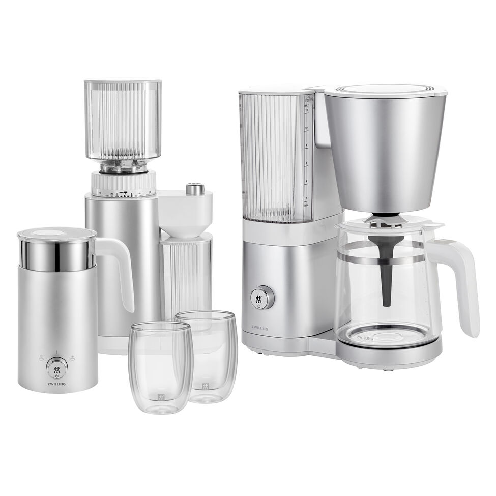 Kaffee Starterset, 4-tlg., silber