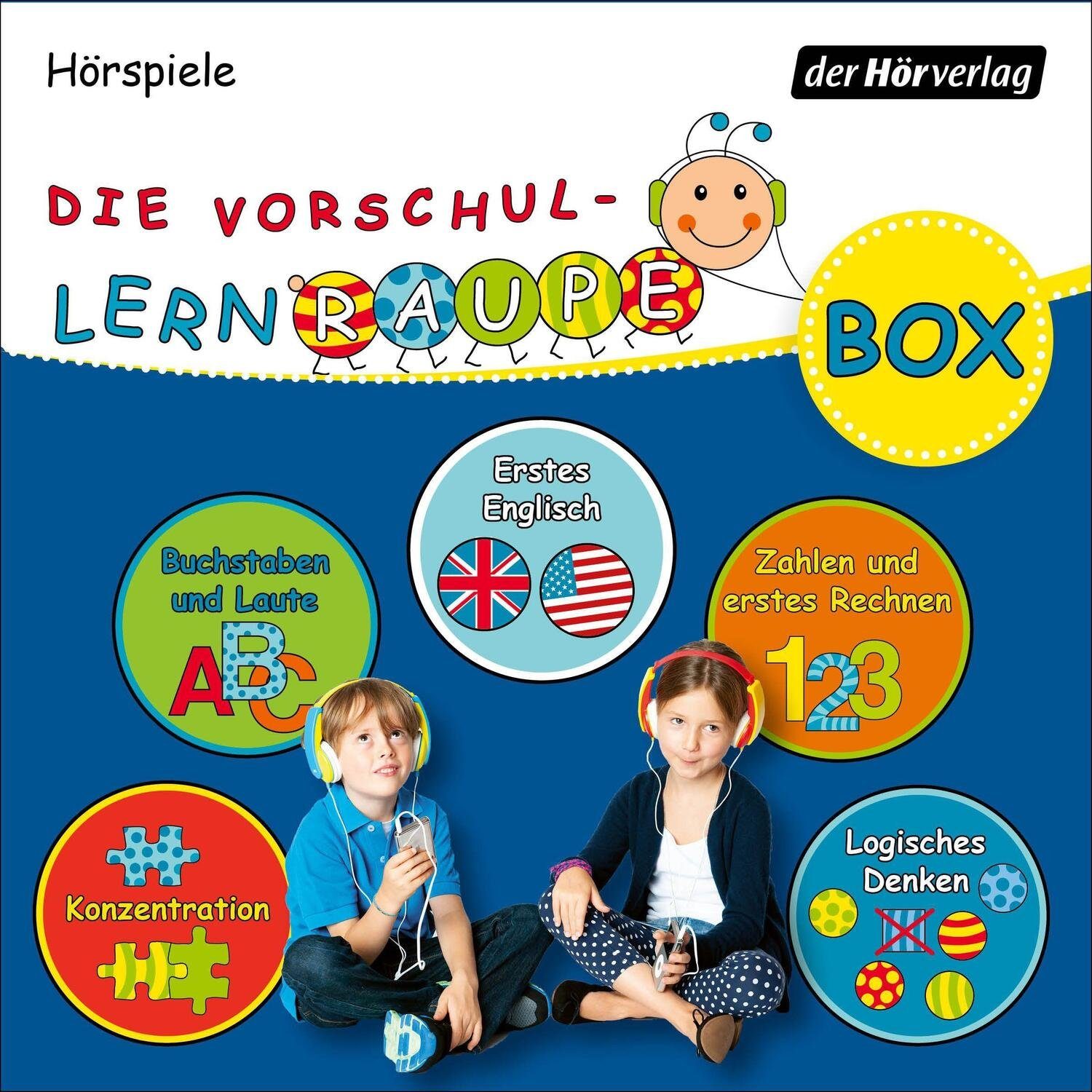 Der HörVerlag Hörspiel Die Vorschul-Lernraupen-Box