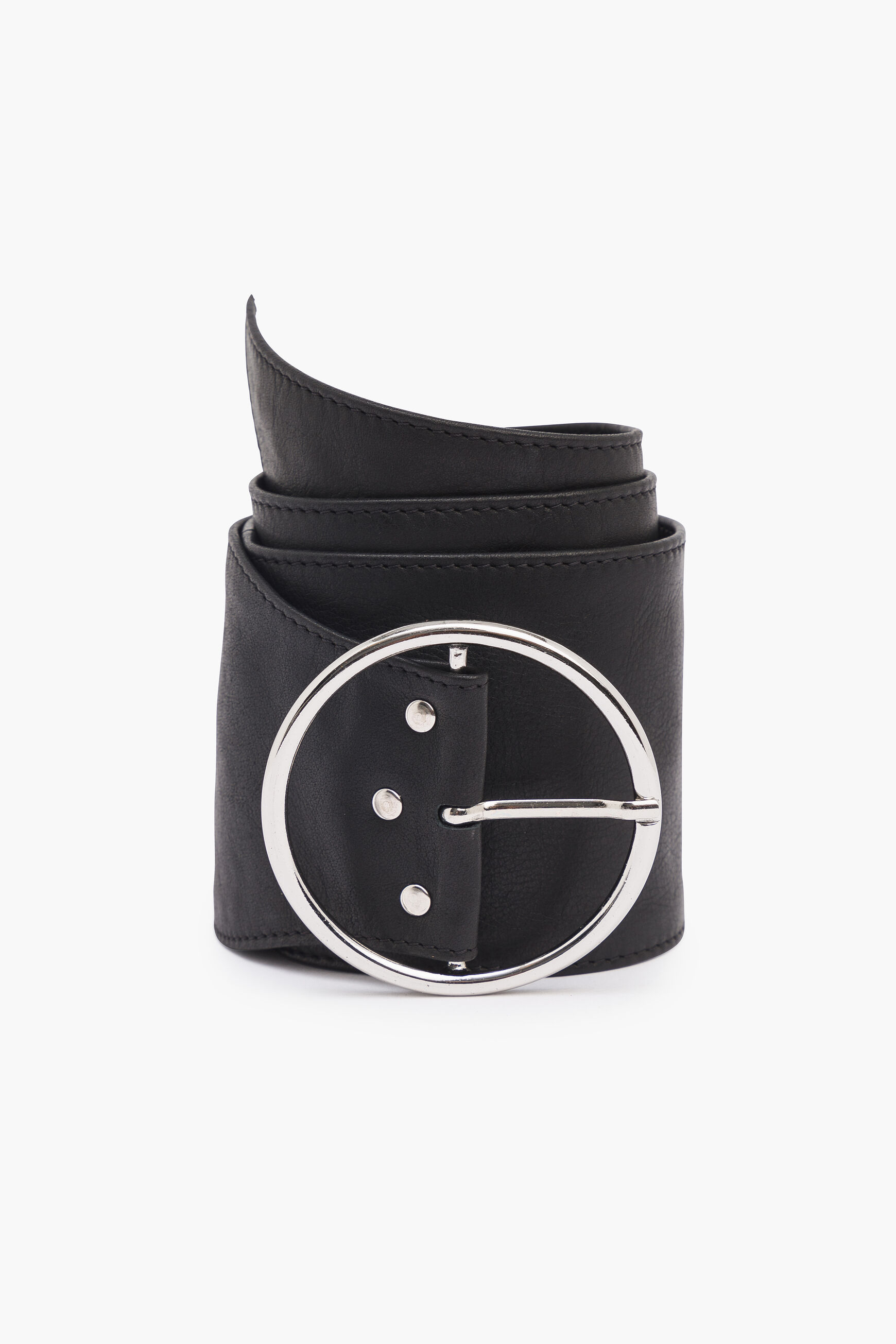 ceinture calkoy 100% cuir noir femme